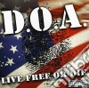 Doa - Live Free Or Die cd