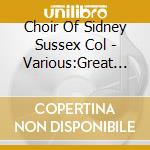 Choir Of Sidney Sussex Col - Various:Great Choral Anth cd