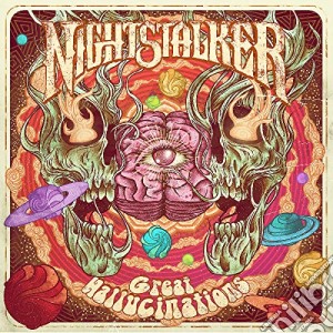 (LP Vinile) Nightstalker - Great Hallucinations (Clear Purple Splatter) lp vinile