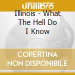 Illinois - What The Hell Do I Know cd