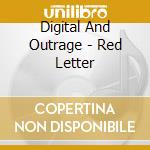 Digital And Outrage - Red Letter cd