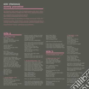 Eric Chenaux - Slowly Paradise cd musicale di Eric Chenaux