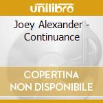 Joey Alexander - Continuance cd