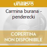 Carmina burana - penderecki cd