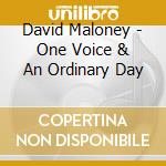 David Maloney - One Voice & An Ordinary Day cd