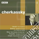 Shura Cherkassky: Recital - Handel, Brahms, Berg, Prokofiev, Chopin cd