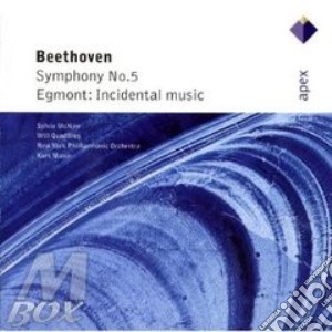 Ludwig Van Beethoven - Symphony No.5, Egmont: Incidental Music cd musicale di Beethoven\masur - mc