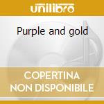 Purple and gold cd
