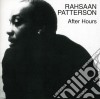 Rahsaan Patterson - After Hours cd