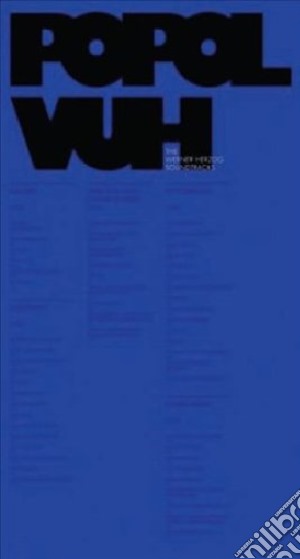 The werner herzog soundtracks cd musicale di Vuh Popol