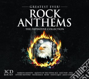 Greatest Ever Rock Anthems (3 Cd) cd musicale di Various Artists