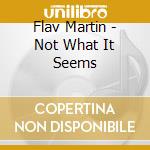 Flav Martin - Not What It Seems cd