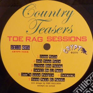 (LP Vinile) Country Teasers - Toe Rag Sessions (Gatefold) lp vinile