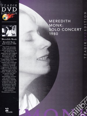 (Music Dvd) Meredith Monk - Solo Concert 1980 cd musicale