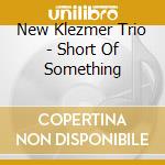 New Klezmer Trio - Short Of Something cd