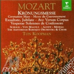 Wolfgang Amadeus Mozart - Messa D'incoronazione - ave Verum Corpus cd musicale di KOOPMAN-MOZART\KOOPM