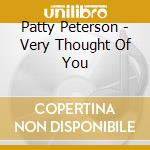 Patty Peterson - Very Thought Of You cd