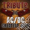 Tribute To Ac/Dc Greatest Hits / Various cd