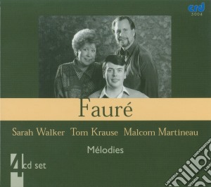 Sarah Walker, Tom Krause, & Macolm Martineau - Les Melodies - Sarah Walker/Tom Krause/Martineau (4 Cd) cd musicale di Sarah Walker, Tom Krause,  & Macolm Martineau