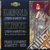 Erich Wolfgang Korngold / Emil Von Reznicek - String Quartets cd musicale di Erich Wolfgang Korngold