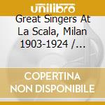 Great Singers At La Scala, Milan 1903-1924 / Various cd musicale di Nimbus Records
