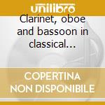 Clarinet, oboe and bassoon in classical music cd