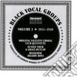 Black Vocal Groups - 1924-30 cd