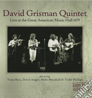 David Grisman - Live At The Great American Music Hall 1979 cd musicale di David Grisman