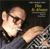 Chet Baker Trio - This Is Always, Live In Montmatre Vol.2 cd