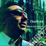 Tete Montoliu - That's All cd