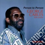 George Cables - Person To Person cd