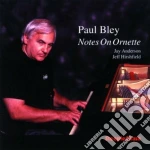 Paul Bley Trio - Notes On Ornette cd