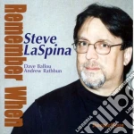 Steve Laspina - Remember When cd