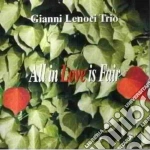 Gianni Lenoci Trio - All In Love Is Fair cd