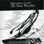 Massimilano Coclite - All That Wonder cd