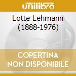 Lotte Lehmann (1888-1976) cd musicale di Preiser Records