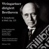 Felix Weingartner: Dirigiert Beethoven cd