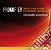 Sergei Prokofiev - Sonatas For Violin & Piano 1,2 cd
