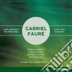 Gabriel Faure' - Une Selection De Melodies Pour Voix Et Piano cd