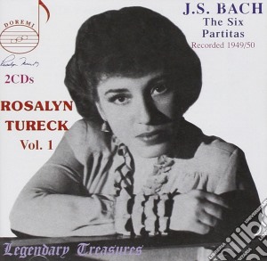 Rosalyn Tureck: Vol. 1 - J.S. Bach: The Six Partitas (Recorded 1949/50) (2 Cd) cd musicale di Tureck,Rosalyn
