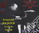Sviatoslav Richter: Archives Vol.10 / Carnegie Hall (6 Cd) cd