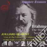Johannes Brahms - Juilliard Quartet: Live At The Library Of Congress Vol.3