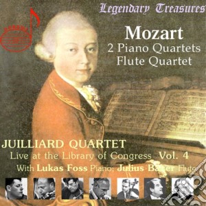 Wolfgang Amadeus Mozart - 2 Piano Quartets / Flute Quartet cd musicale di Wolfgang Amadeus Mozart