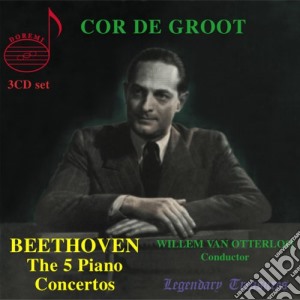 Ludwig Van Beethoven - The 5 Piano Concertos By Cor De Groot (3 Cd) cd musicale di Cor De Groot / Hague Philharmonic Orch