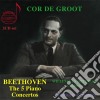 Ludwig Van Beethoven - The 5 Piano Concertos By Cor De Groot (3 Cd) cd