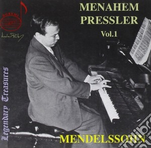 Menahem Pressler: Vol.1 - Mendelssohn cd musicale di Felix Mendelssohn