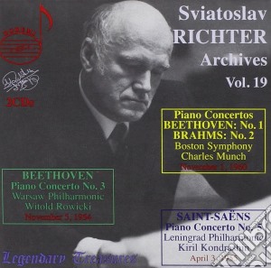 Sviatoslav Richter: Archives Vol.19 (2 Cd) cd musicale di Richter/Munch/Boston Sym.Orch.