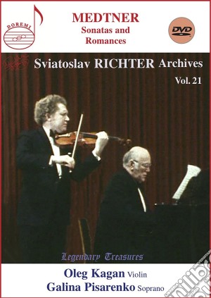 (Music Dvd) Nikolai Medtner - Sonatas And Romances. Sviatoslav Richter Archives Vol.21 cd musicale