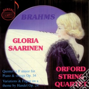 Johannes Brahms - Quintet For Piano & Strings cd musicale di Johannes Brahms