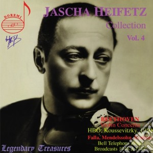 Ludwig Van Beethoven - Jascha Heifetz: Collection Vol.4 cd musicale di Heifetz,Jascha/Kousevitzky/Hollywood B